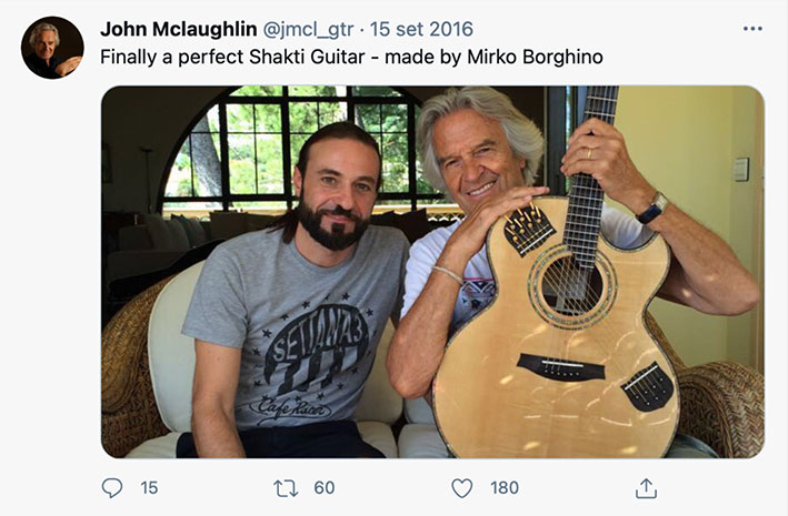 John McLaughlin & Borghino Guitars Shakti